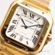 GF Factory Swiss Clone Santos de Cartier 39.8mm Watch Miyota9015 Yellow Gold (3)_th.jpg